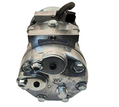 Компрессор кондиционера 15082727, VOE15082727 для спецтехники Volvo A25F, A25G, A30E, A30G, EC300D, EC330C, EC340D, EC360C, EC460B, EC460C, EC700B; фотография №2
