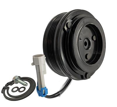 Муфта компрессора кондиционера Opel Astra G, H, Zafira B с бензиновыми двигателями 1.6, 1.8