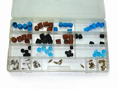 Набор золотников и колпачков заправочника R134A, R12