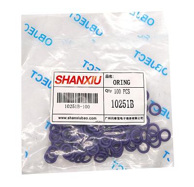 Комплект колец O-Ring 6.8x1.9мм, 100 штук, фиолетовые