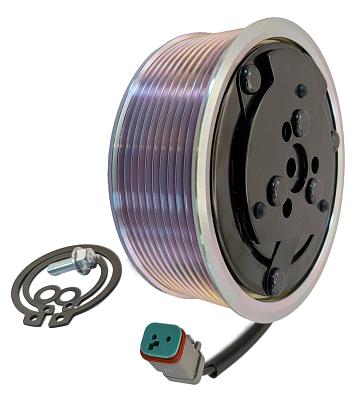 Муфта компрессора SD7H15 10PK 12V для спецтехники CASE, New Holland