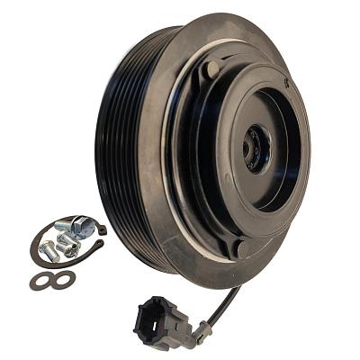 Муфта компрессора кондиционера Nissan Pathfinder 3 R51, R51M; Murano 2 Z51 (2007-2015) с дизельным двигателем 2.5 литра