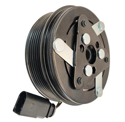 Муфта компрессора кондиционера Volkswagen Polo 1.4, 1.6 5 поколение российской сборки (2009-2020), Skoda Fabia 2, Rapid 1