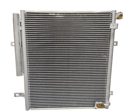 Радиатор (конденсатор) кондиционера 14591537 для экскаваторов Volvo EC140C, EC140D, EC220D, EC330B, EC330C, EC340D, EC360; фотография №1