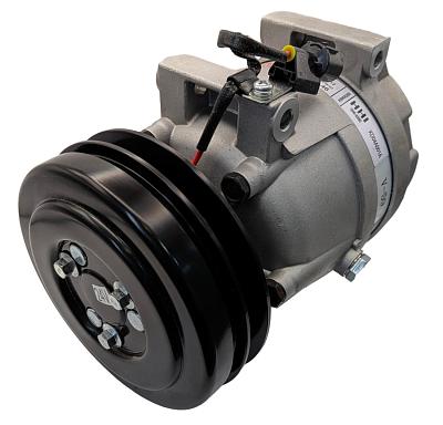 Компрессор кондиционера 161212, 11Q690040, 11Q690041, A5W00258A, 715618 для экскаватора Hyundai HL757TM-9