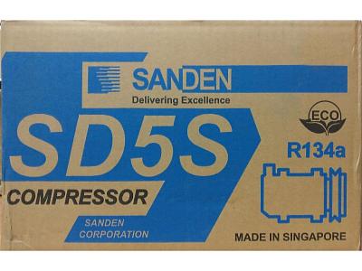 Компрессор кондиционера SANDEN 5S14 S6627, 24V; фотография №4