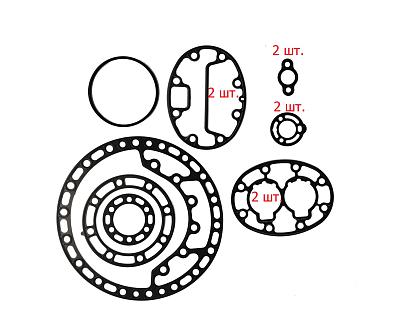 Набор прокладок 17-44707-00 для компрессора 05K для установок Carrier Maxima Plus, 1000, 1200, 1300; Carrier Supra 844, 850, 850U, 850Mt
