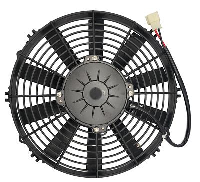 Вентилятор кондиционера 11 дюймов, аналог Spal VA09-BP12/C-54A, 24V; фотография №1