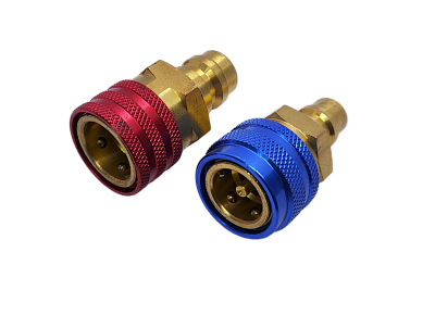 Набор быстросъемных переходников с 1234yf на 134a для заправки системы HFO 1234yf фреоном HFC 134a