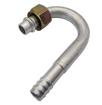 Фитинг O-Ring 13мм, G10, U-type с разворотом 180 градусов, с гайкой