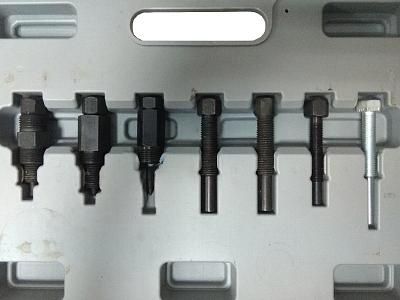 Набор для съема муфт, прижимных пластин компрессора кондиционера; фотография №2