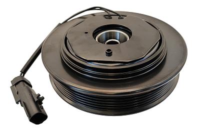 Муфта компрессора кондиционера Chrysler Voyager (2001-2003), Dodge Caravan 4 2.4i (2000-2007); фотография №2