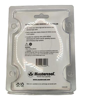 Набор адаптеров Mastercool 81490 для смены золотников R134a под давлением; фотография №4