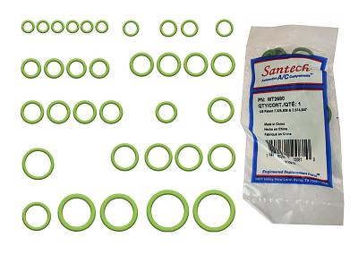 Набор уплотнительных колец HNBR для системы кондиционирования автомобилей Hyundai, Kia; 34 штуки