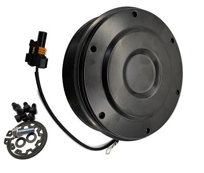 Муфта компрессора кондиционера Denso 10PA17C RE52454, RE46609, RE69716 для спецтехники John Deere 12V; фотография №1