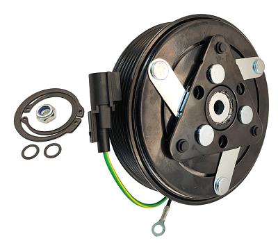 Муфта компрессора кондиционера Land Rover Range Rover Sport, Discovery 4 3.0 Дизель; Volvo V40 Cross Country 1.6 Дизель; Volvo S40 1.6 рест. 2 пок.