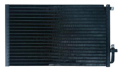 Радиатор, конденсор 16x26, 406x665x44мм
