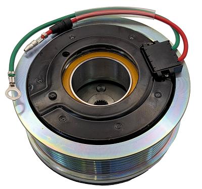 Муфта компрессора кондиционера Honda CR-V 3 с двигателем 2.0 (2006-2012); фотография №3