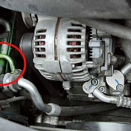 Утечка фреона из системы автокондиционера