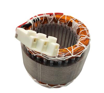 Статор компрессора кондиционера Denso для Tesla Model Y, Model 3 (03.10.2020-2024), Model S (02.2021-2024), Model X рестайлинг (03.2021-2024)