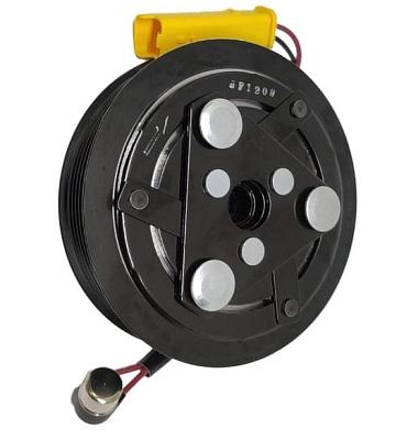 Муфта компрессора кондиционера Citroen C-Elysee, Peugeot 301 с двигателями 1.2, 1.6 литра (2012-2022); Peugeot Expert (2016-2024)