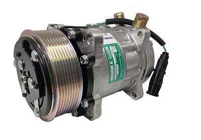 Компрессор кондиционера Sanden 7H15 S8117 24v; фотография №1