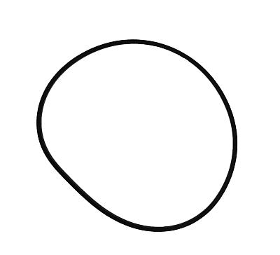 Прокладка прямоугольного сечения для компрессора кондиционера Chrysler A590, C171 119.08x2.54x2.54мм