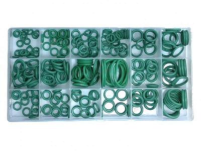Набор зеленых уплотнительных колец, 260 штук; фотография №1