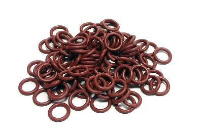 Комплект колец O-Ring 7.65x1.78мм, 100 штук, красные