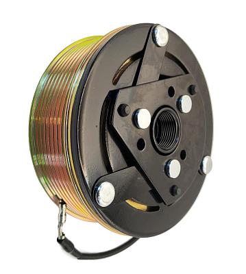 Муфта компрессора кондиционера 65.28650-6005C 24V для экскаваторов Doosan; фотография №1