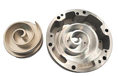 Спиральная корпуса компрессора кондиционера Hanon, HVCC для Tesla Model 3 (2017-2023), Model X (2016-2021), Model S (25.04.2019-01.2021)