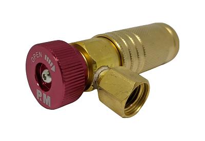 Заправочник быстросъемный PM Тайвань (высокое давление H) для автомобилей BMW, Ford R134A, латунь