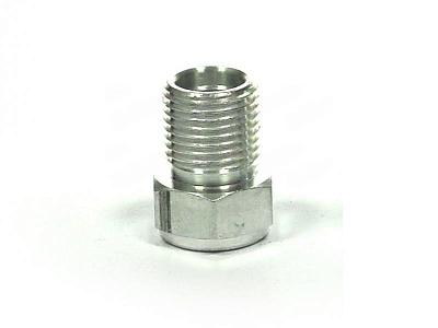 Штуцер 8мм, G6, для сварки, алюминиевый